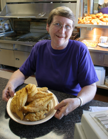 Good eats at the Country Boy. Photo by David Bell.